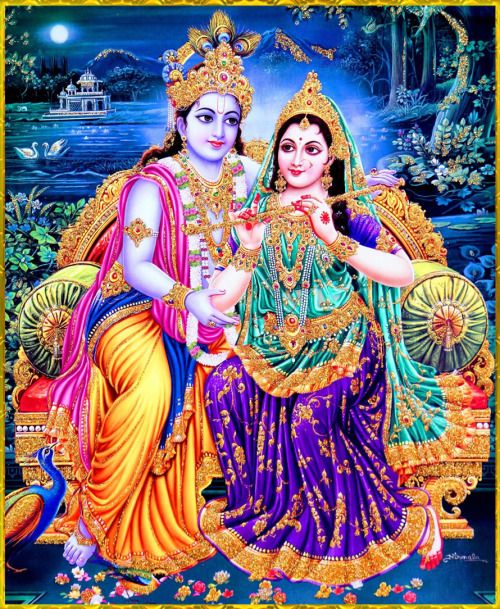 Hindu God Wallpaper Radha Krishna