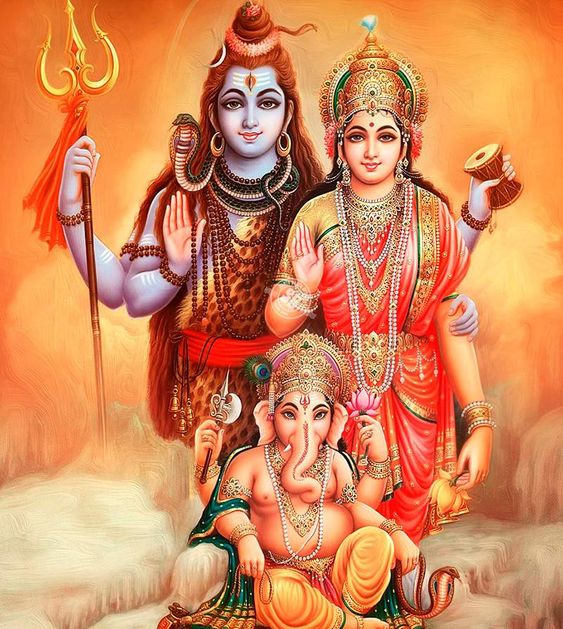 Lord Shiv Parvati Ganesh Image Pics Photo