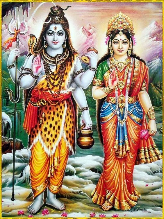 Shiv Shankar and Parvati Image Pics