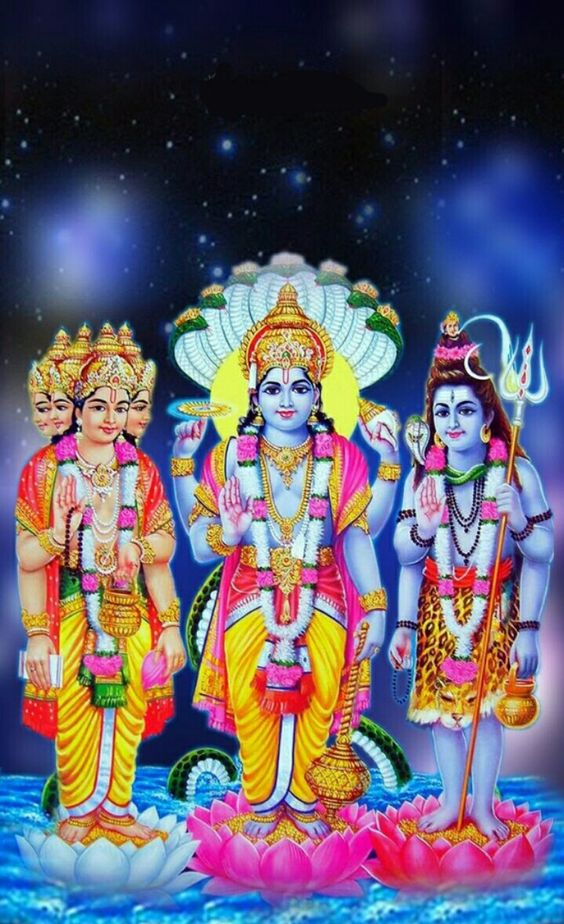 Brahma Vishnu Mahesh Image