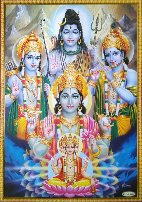 Brahma Vishnu Mahesh Ke Photo