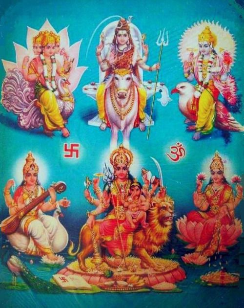 Brahma Vishnu Mahesh Tridev Images