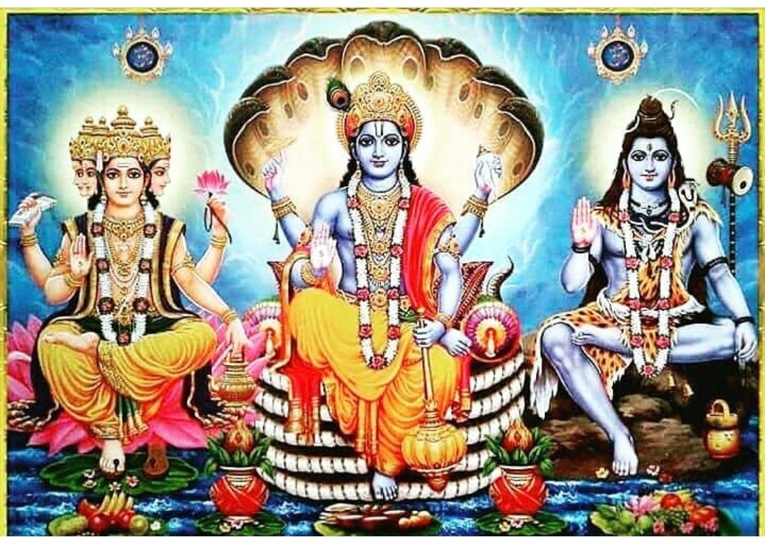 Brahma Vishnu Mahesh Wallpaper Hd