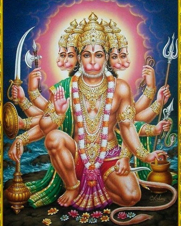 Download Panchmukhi Hanuman Images