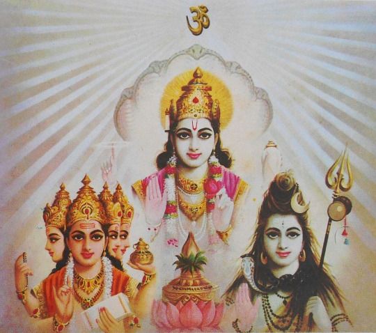 Jai Brahma Vishnu Mahesh Ki Image