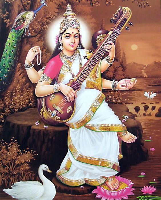 Goddess Saraswati Devi Photos for Mobile