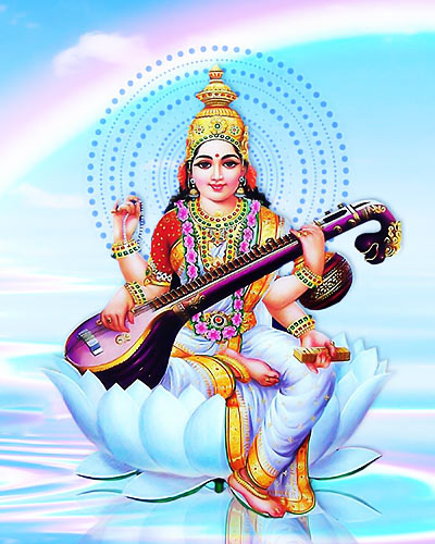 Picture of Goddess Saraswati
