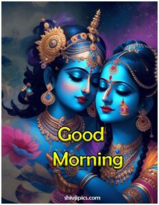 Radhe Radhe Good Morning Radha Krishna Images 2023-2024 Year